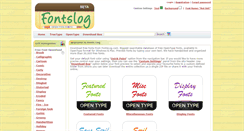 Desktop Screenshot of fontslog.com